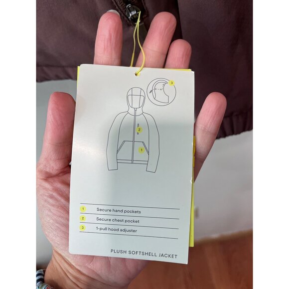 All In‎ Motion Womens Brown Plush Softshell Jacket With Hood M - Picture 5 of 14